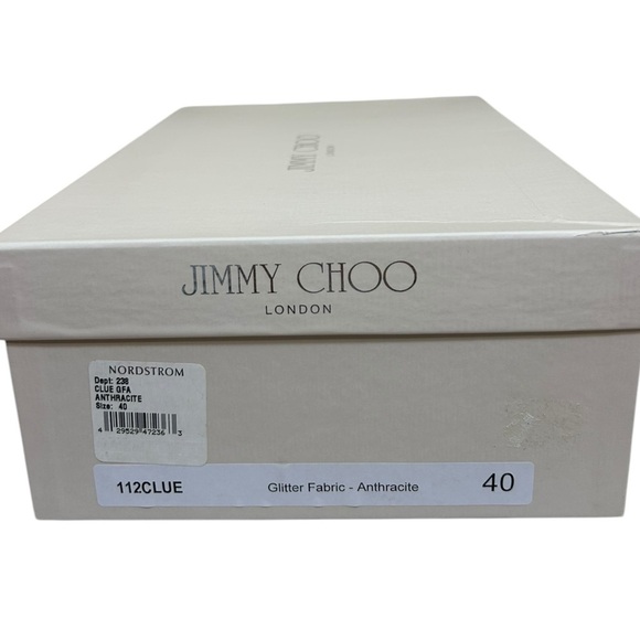 Jimmy Choo, Glitter Slingback Platform Pump ‘Clue’ Box Dustbag, Size 40 IT US 10 - Picture 16 of 16